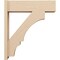 Ekena Millwork 7 1/2-in W x 26-in D x 30-in H Balboa Block Rough Cedar Woodgrain TimberThane Outlooker, Primed Tan OUTUR075X26X30BOA44RCPR - alternate 6